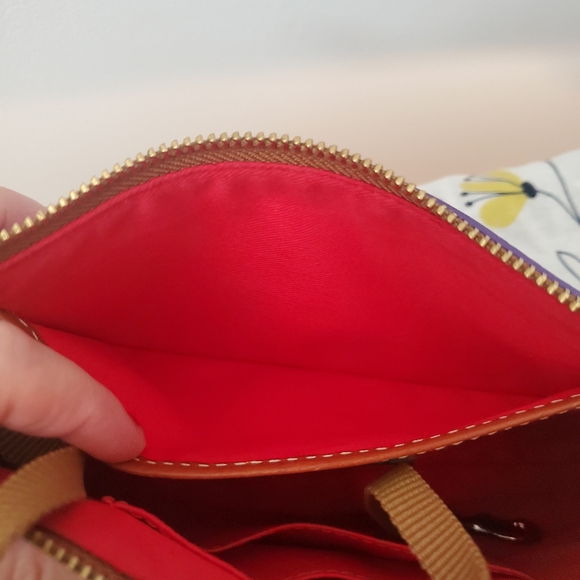 Dooney & Bourke Purple Leather Crossbody Bag - Picture 11 of 12